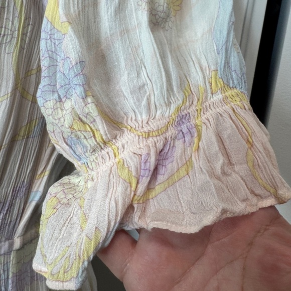 Ba&sh Ruffle Maxi Dress Nude - Picture 7 of 12